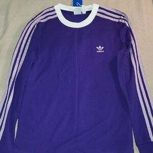 Adidas Purple Long Sleeve Shirt